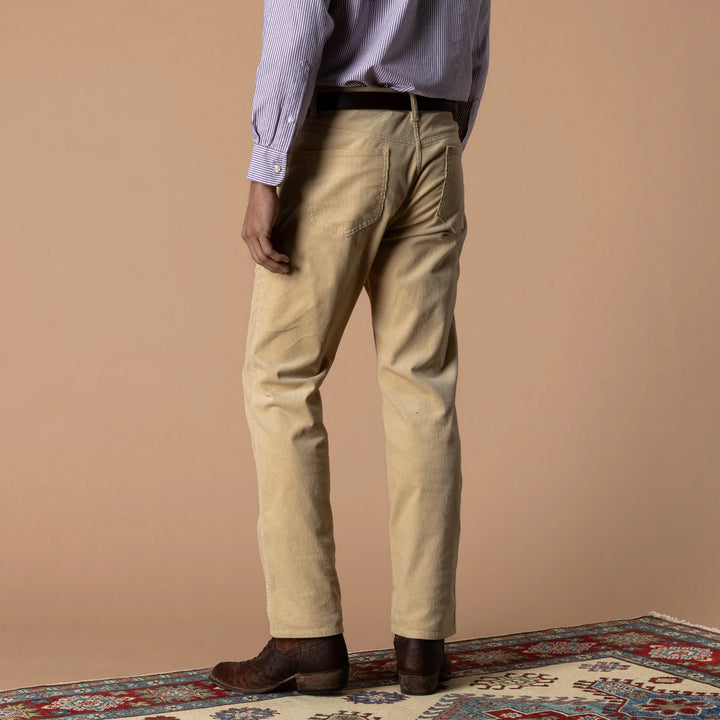 Duck Head Holston Corduroy Five-Pocket: Sandrift Khaki