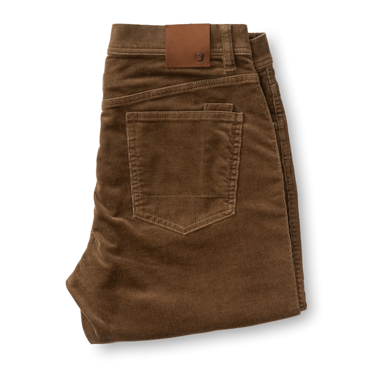 Duck Head Holston Corduroy Five-Pocket: Dark Oak