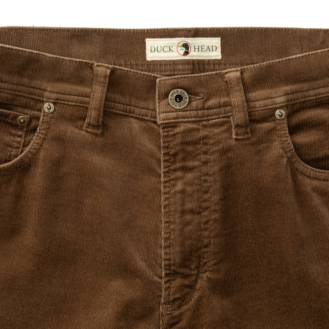 Duck Head Holston Corduroy Five-Pocket: Dark Oak