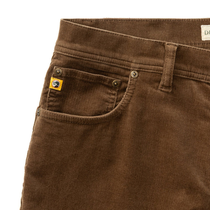 Duck Head Holston Corduroy Five-Pocket: Dark Oak