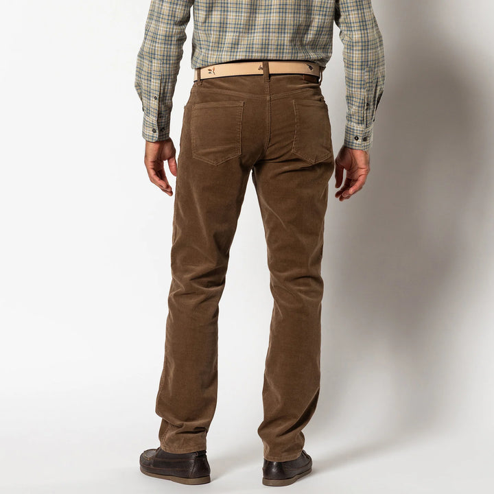 Duck Head Holston Corduroy Five-Pocket: Dark Oak