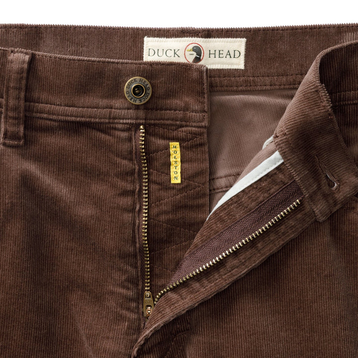 Duck Head Holston Corduroy Five-Pocket: Espresso Brown