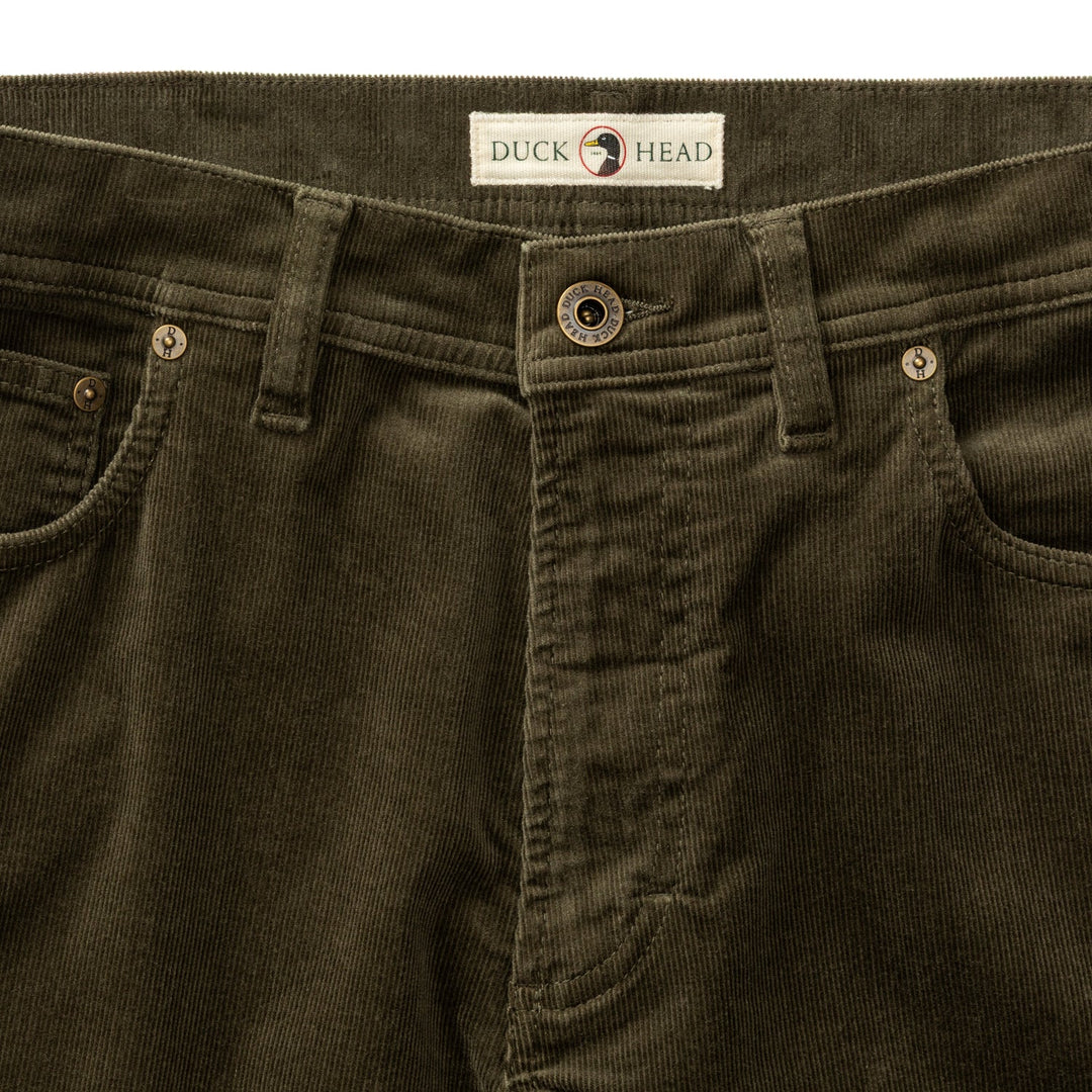 Duck Head Holston Corduroy Five-Pocket: Olive