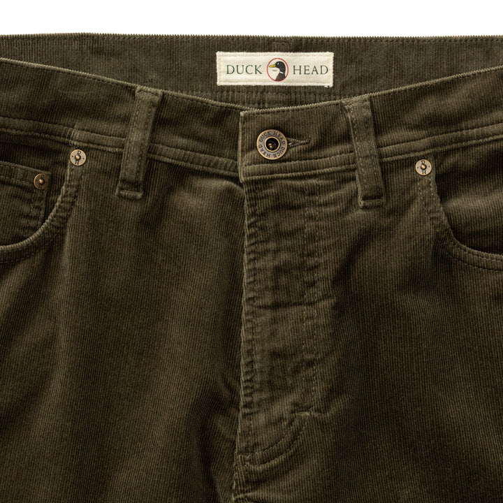 Duck Head Holston Corduroy Five-Pocket: Olive