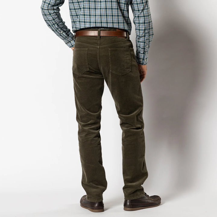Duck Head Holston Corduroy Five-Pocket: Olive