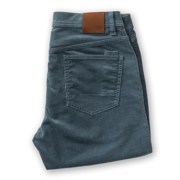 Duck Head Holston Corduroy Five-Pocket: Dusk Blue