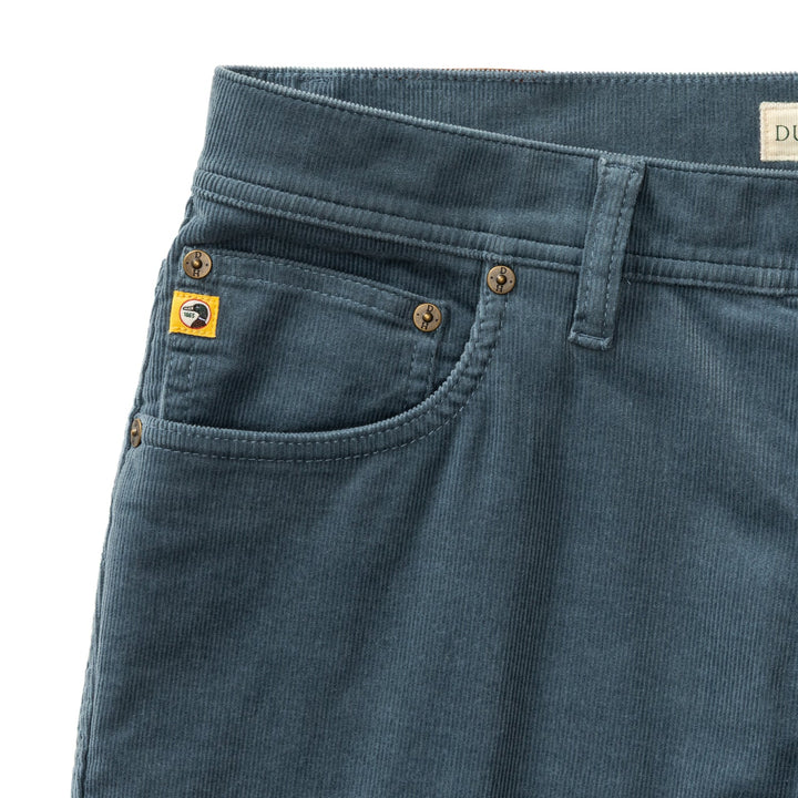 Duck Head Holston Corduroy Five-Pocket: Dusk Blue