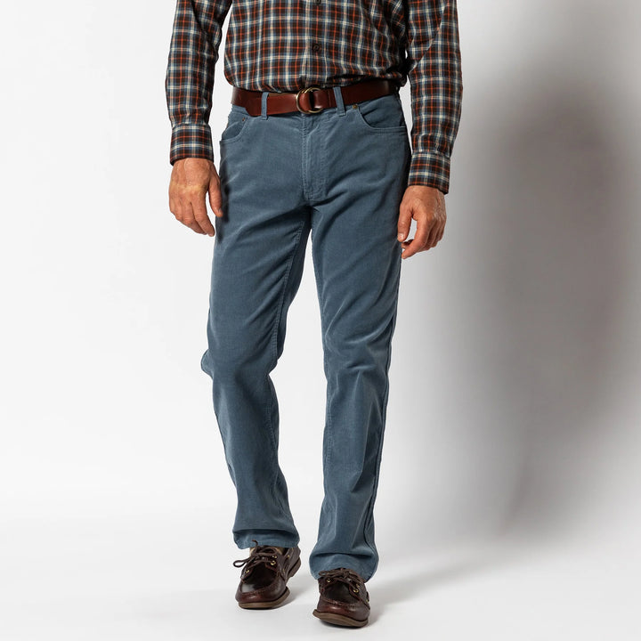 Duck Head Holston Corduroy Five-Pocket: Dusk Blue