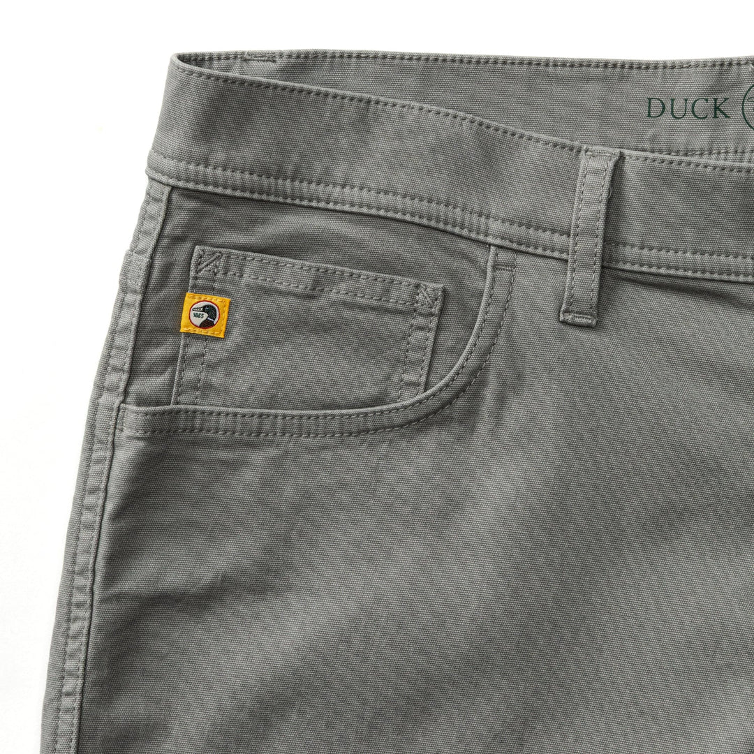 Duck Head Classic Fit Pinpoint Canvas Five-Pocket: Shadow Grey