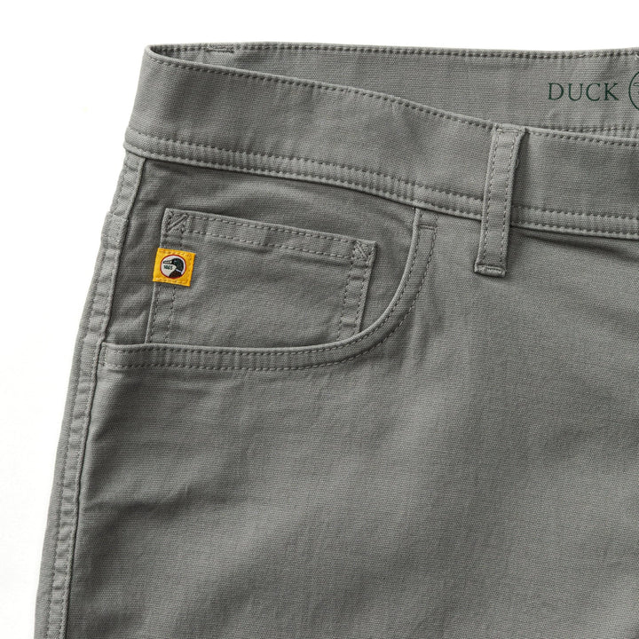 Duck Head Classic Fit Pinpoint Canvas Five-Pocket: Shadow Grey