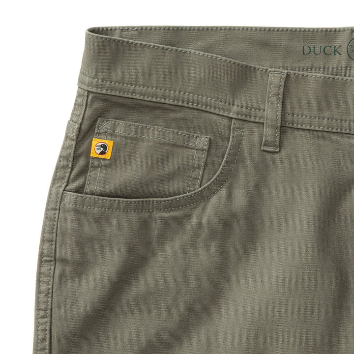 Duck Head Classic Fit Pinpoint Canvas Five-Pocket: Mist Grey