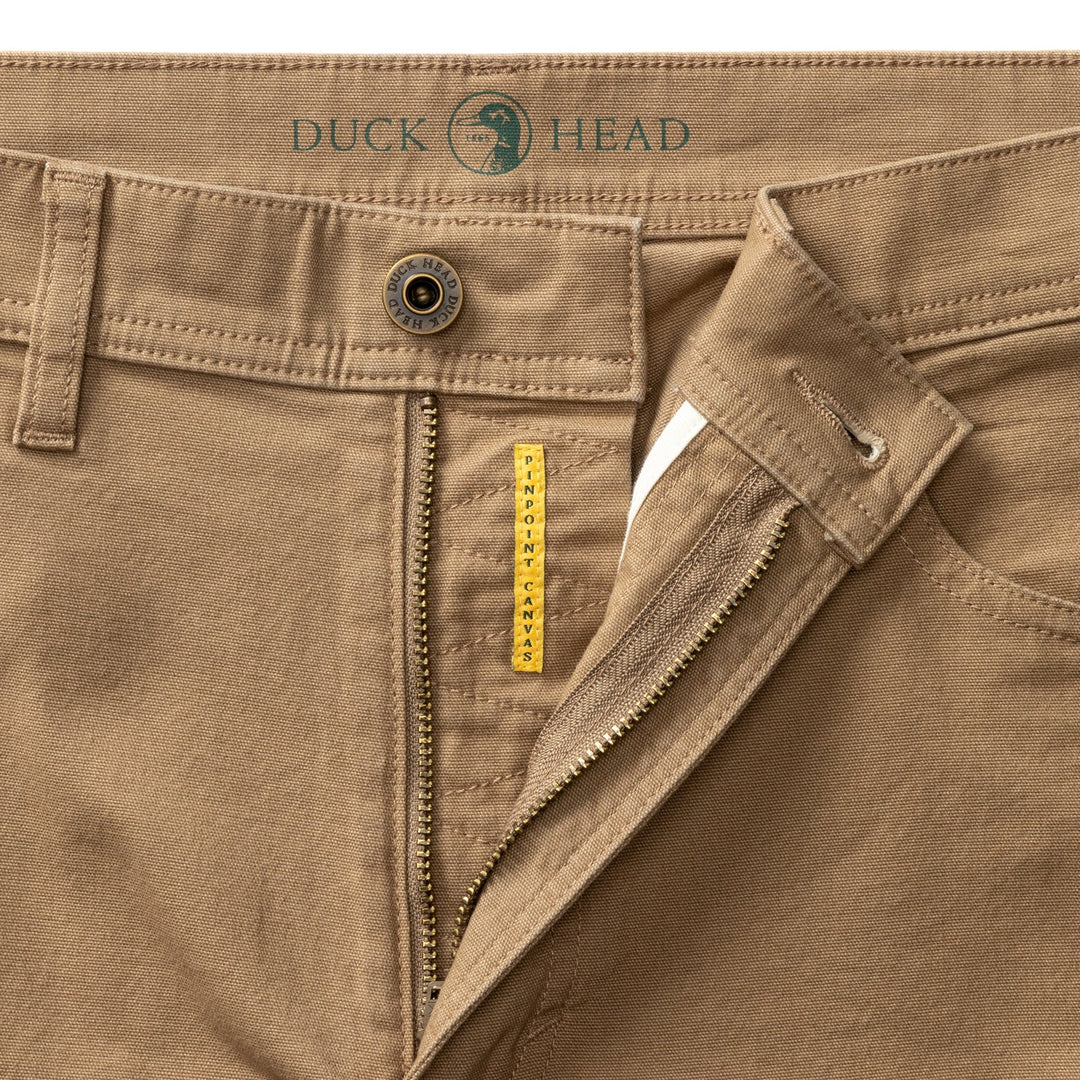 Duck Head Classic Fit Pinpoint Canvas Five-Pocket: Claystone