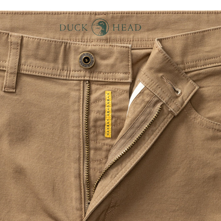 Duck Head Classic Fit Pinpoint Canvas Five-Pocket: Claystone