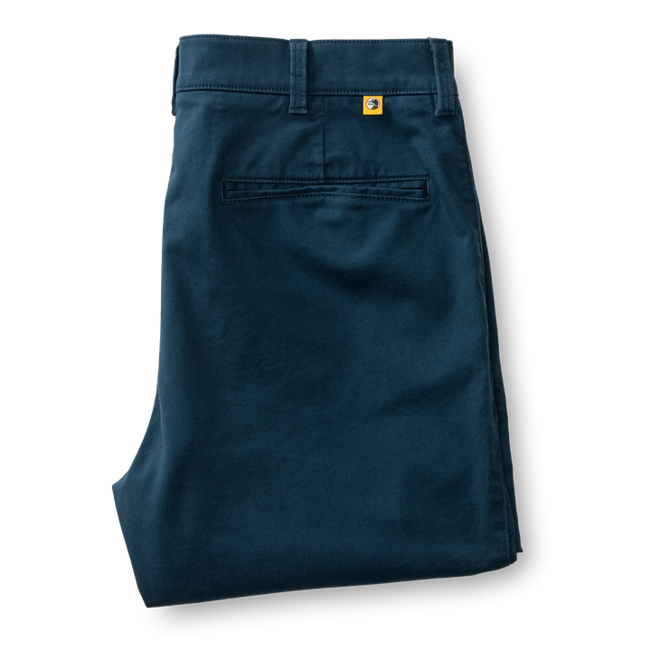 Duck Head Slim Fit Gold School Chino: Mallard Blue