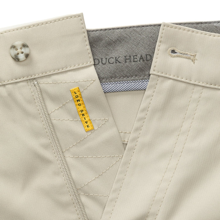 Duck Head Long Drive Performance Five-Pocket: Stone