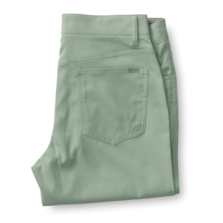 Duck Head Long Drive Performance Five-Pocket: Spring Olive