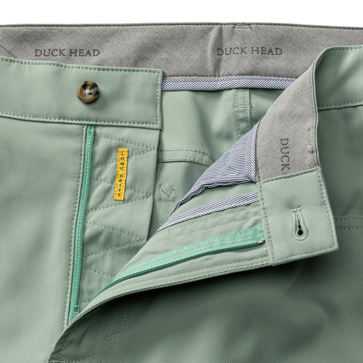 Duck Head Long Drive Performance Five-Pocket: Spring Olive