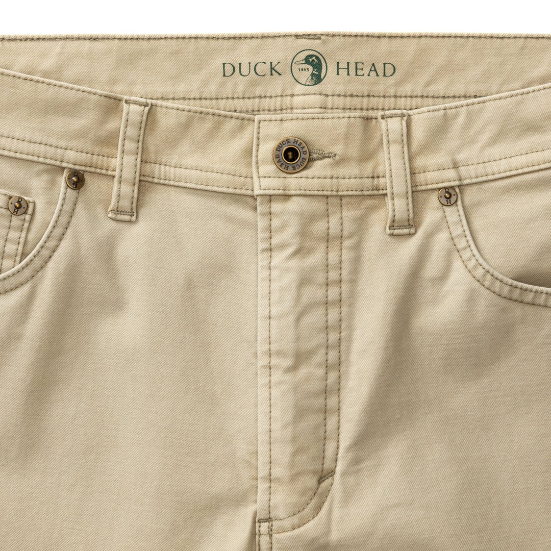 Duck Head Weldon Garment Dyed Five-Pocket: Sandstone