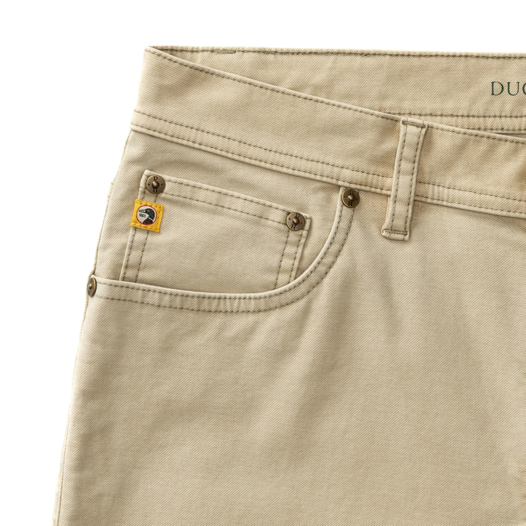 Duck Head Weldon Garment Dyed Five-Pocket: Sandstone