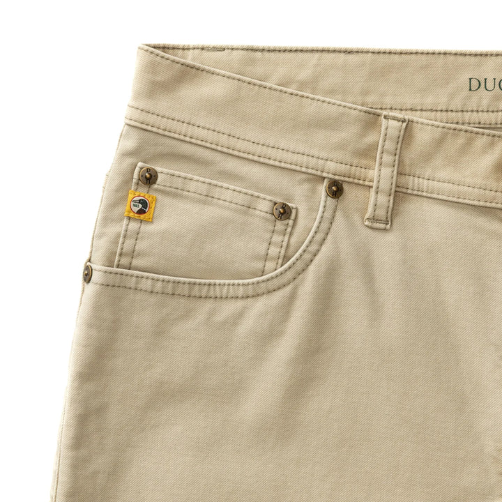 Duck Head Weldon Garment Dyed Five-Pocket: Sandstone