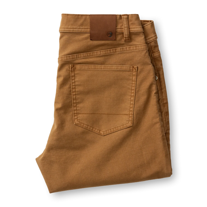 Duck Head Weldon Garment Dyed Five-Pocket: Buckskin