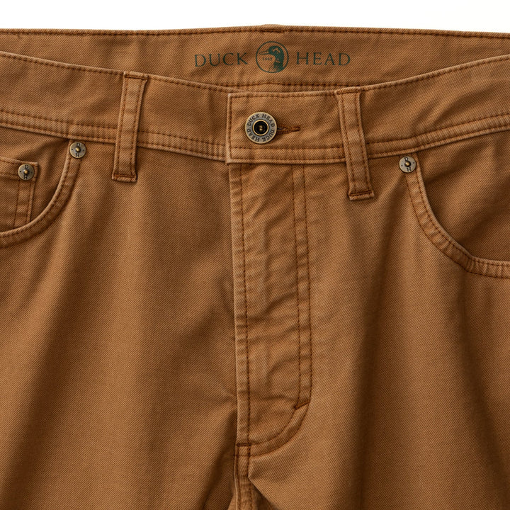 Duck Head Weldon Garment Dyed Five-Pocket: Buckskin