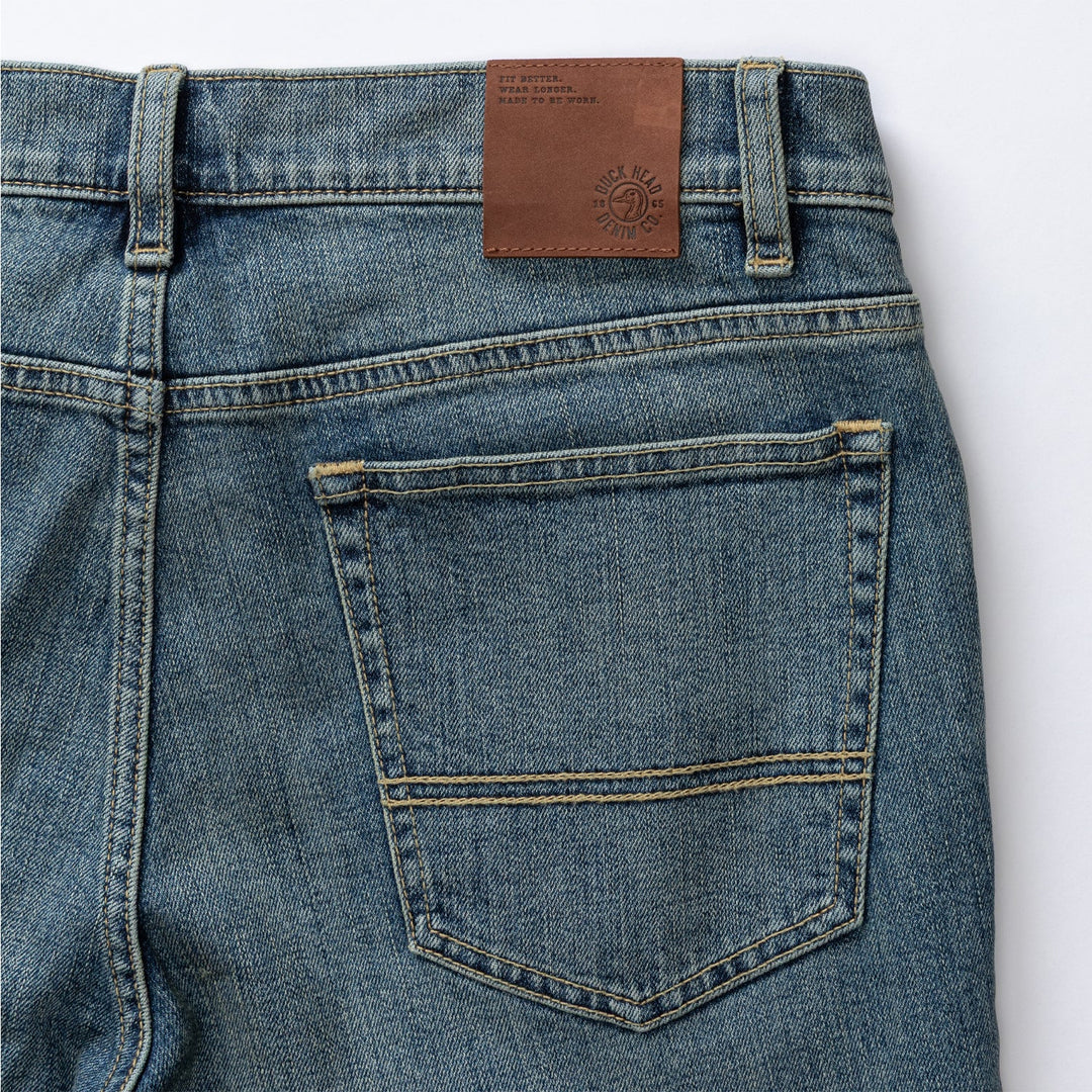 Duck Head Classic Straight Fit Denim: Vintage Wash