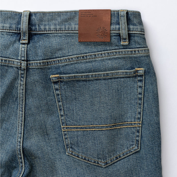 Duck Head Classic Straight Fit Denim: Vintage Wash