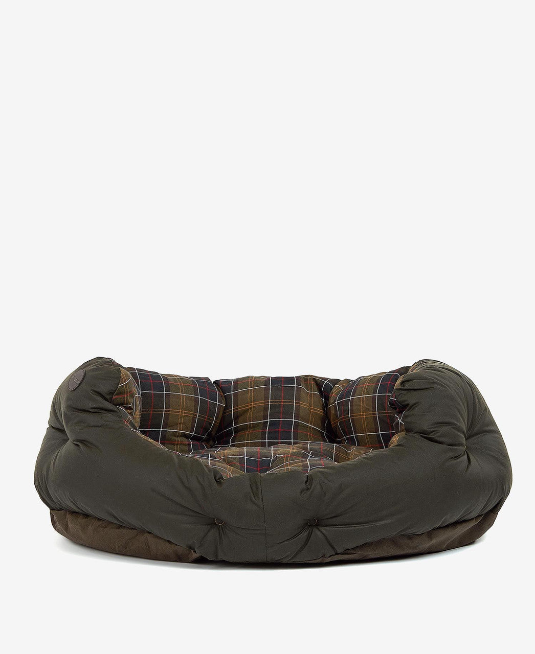 Barbour Wax/Cotton Dog Bed 35in - Classic/Olive