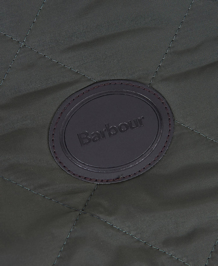 Barbour Quilted Dog Coat: Olive