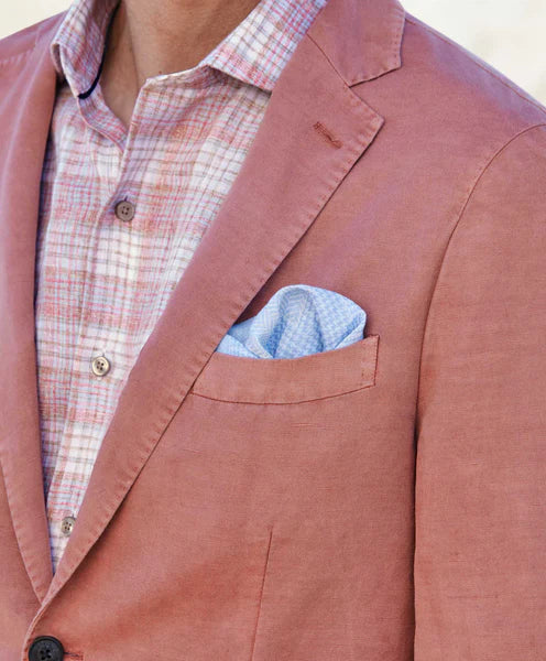 David Donahue The Jackson Soft Sport Coat: Bleached Terracotta