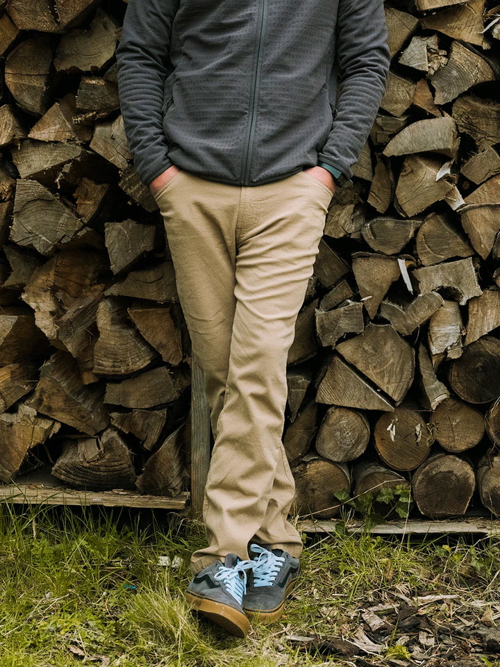 Free Fly Men's Stretch Canvas 5 Pocket Pant: Tobacco