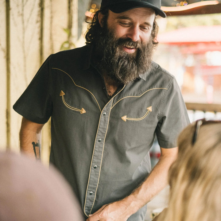 Howler Brother's Broncbuster Snap Shirt: Antique Black
