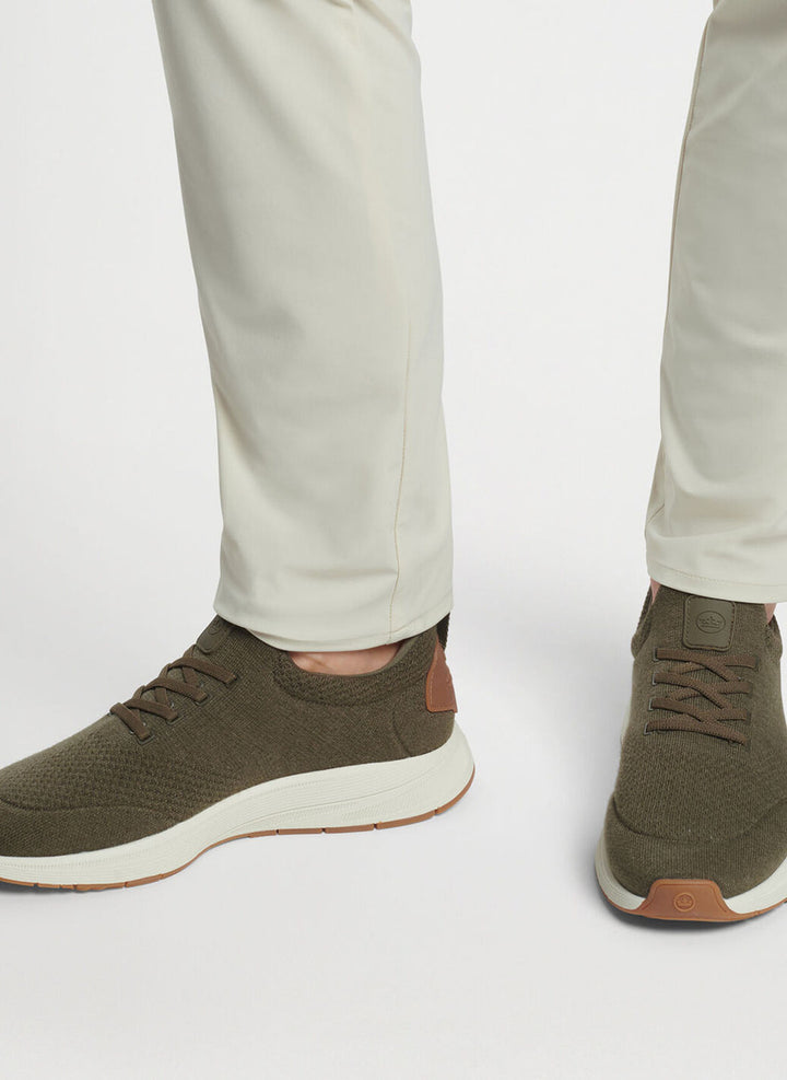 Peter Millar Tellustride Sneaker: Dark Olive