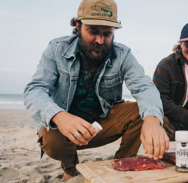 Howler Brothers Denim Depot Jacket: Lauper Light Wash