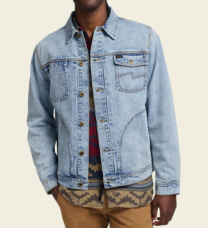 Howler Brothers Denim Depot Jacket: Lauper Light Wash