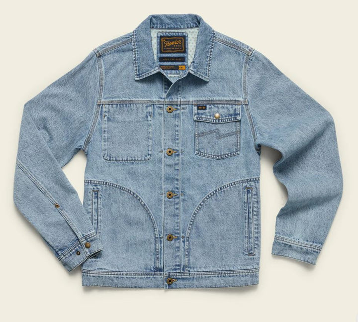 Howler Brothers Denim Depot Jacket: Lauper Light Wash