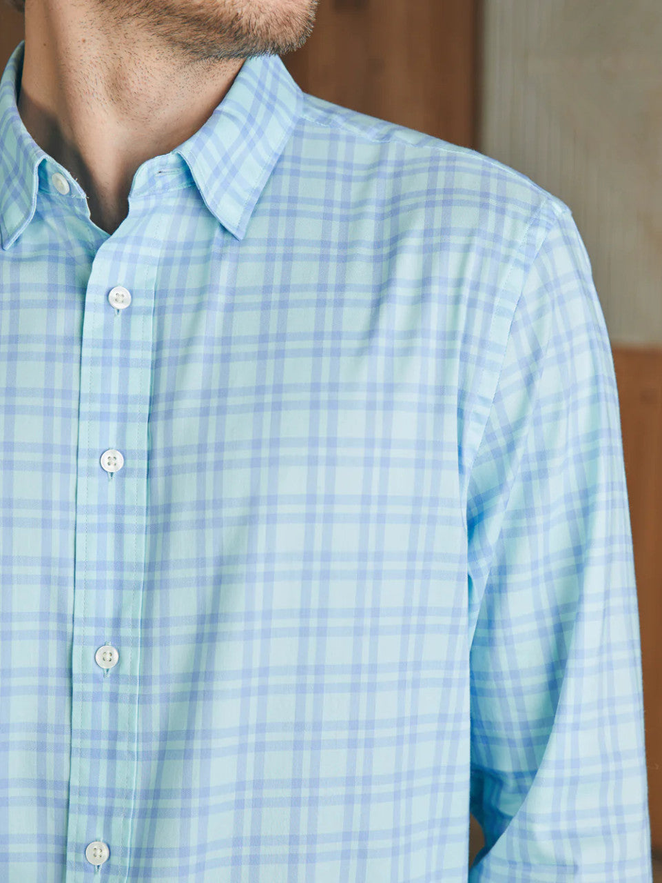 Faherty Movement™ Shirt: Destin Shores Plaid