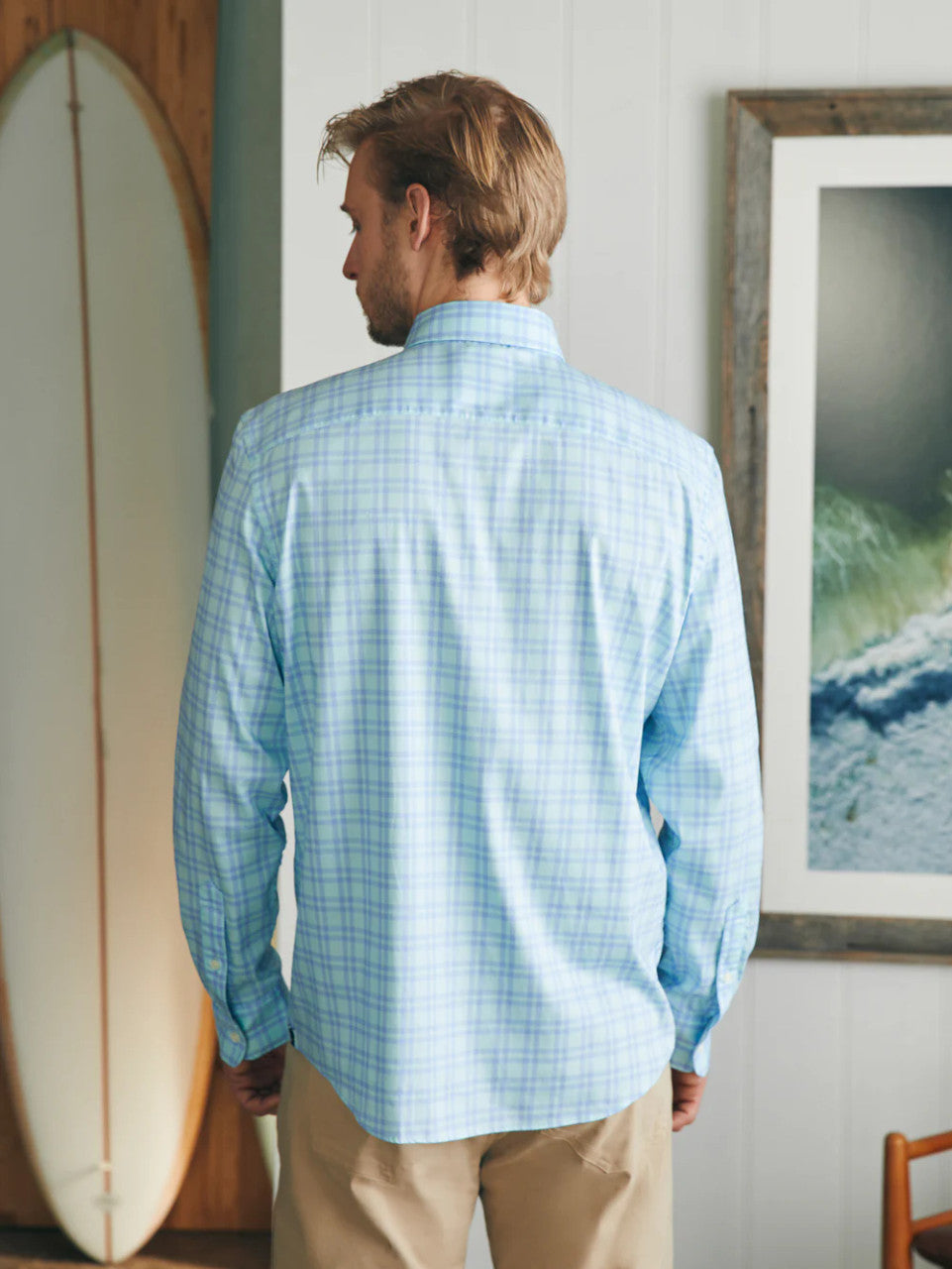 Faherty Movement™ Shirt: Destin Shores Plaid