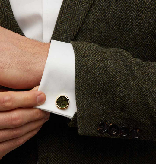 Brackish Dewees Cufflinks: Gold