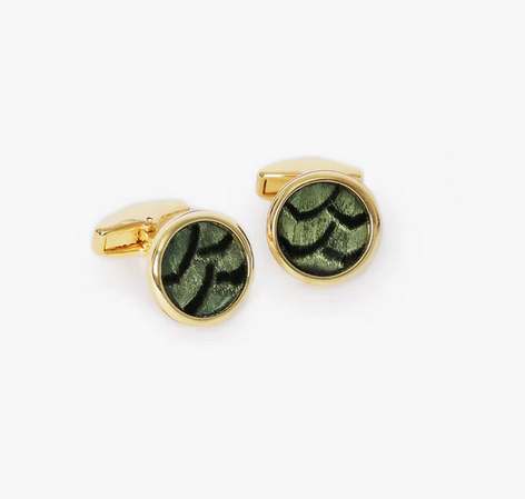 Brackish Dewees Cufflinks: Gold