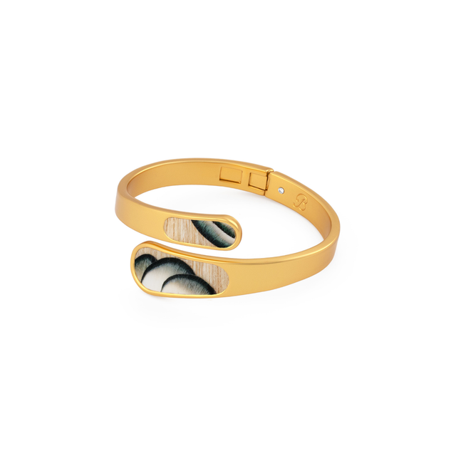 Brackish Lainey Bezel Hinge Cuff