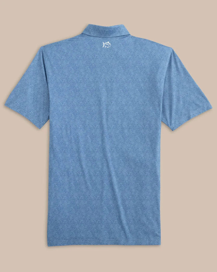 Southern Tide Driver Sunny Blooms Polo Shirt: Coronet Blue