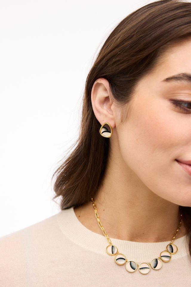 Brackish Christine Organic Stud Earring