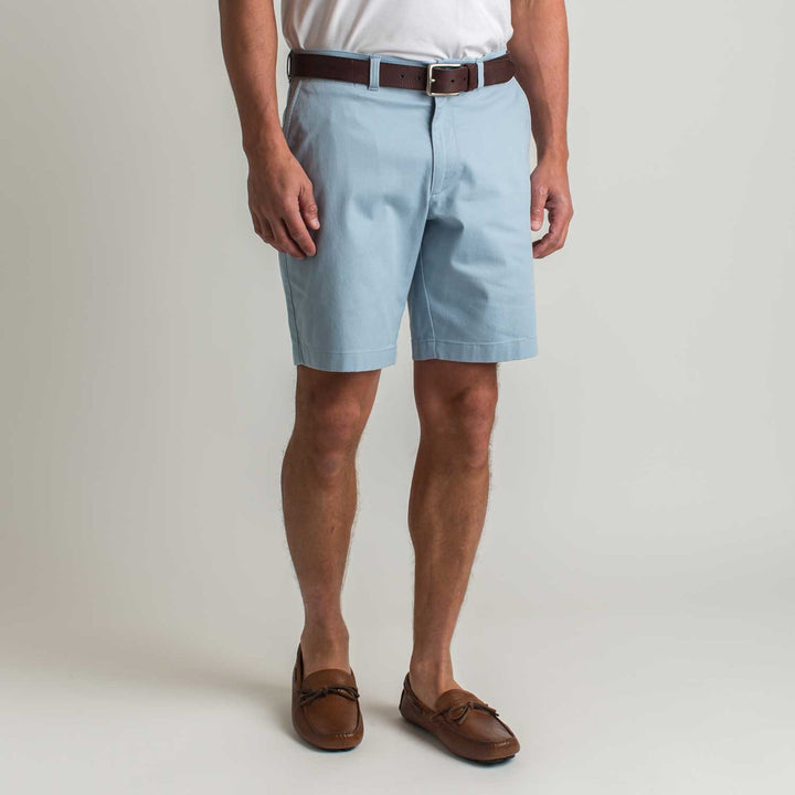 Duckhead 9" Gold School Chino Short - Blue Fog