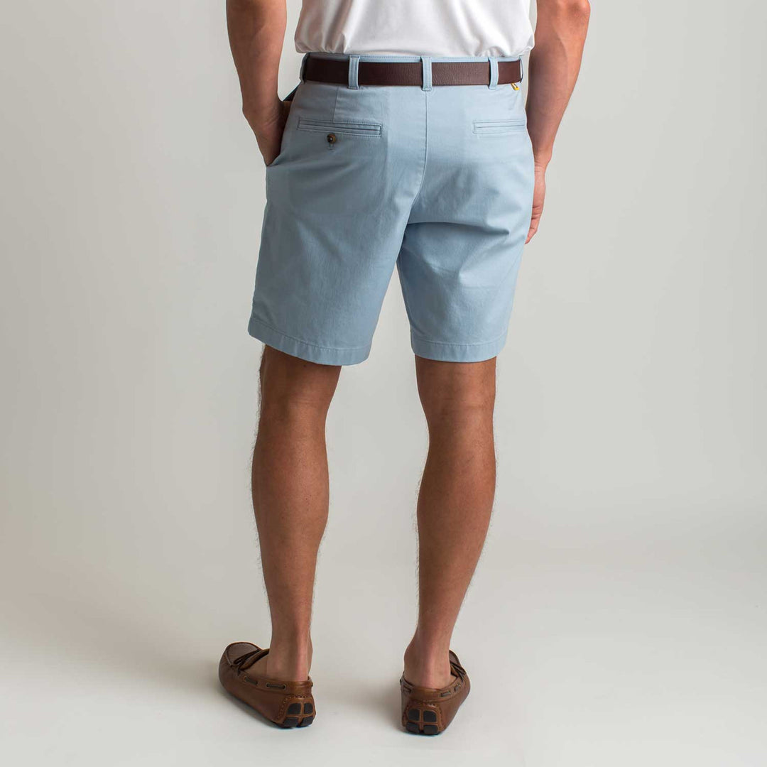 Duckhead 9" Gold School Chino Short - Blue Fog