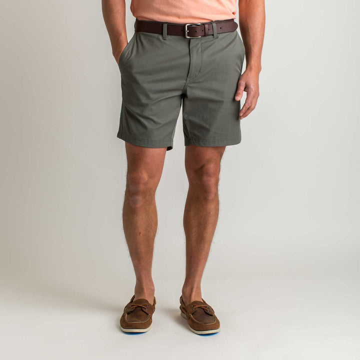 Duck Head 8" Harbor Performance Short - Gunmetal Grey