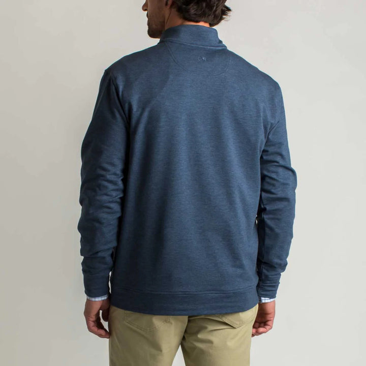 Duck Head Dunmore 1/4 Zip Pullover: Navy