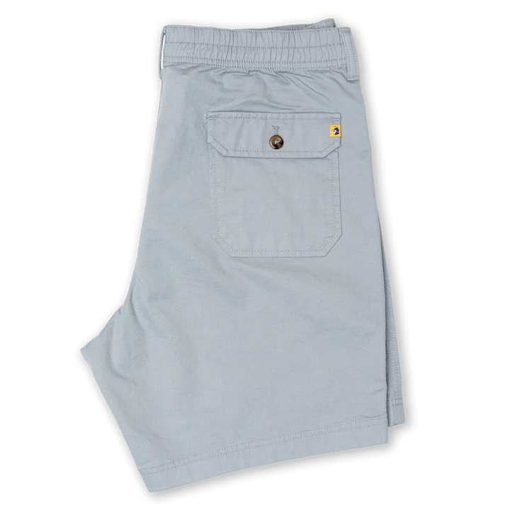 Duck Head Landfall Elastic Short - Quarry Gray