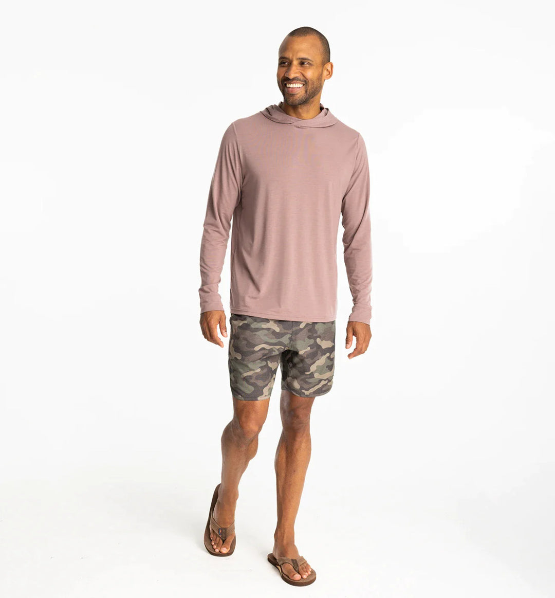 Free Fly Men's Elevate Lightweight Hoodie: Fig